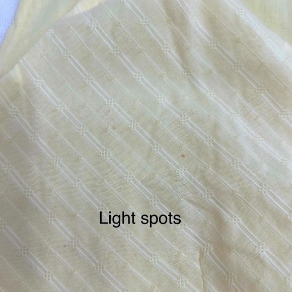 Ann Taylor Factory Sleeveless Striped Yellow Faux Wrap V-Neckline Top Size 10 - Picture 10 of 13